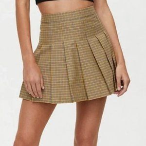 Arirtzia Sunday Best Olive Skirt Pleated Clueless Plaid